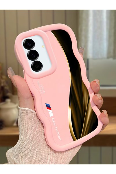 Hontinga Samsung Galaxy A36 5g Compatible Shockproof Simple Pink Silicone Pho...