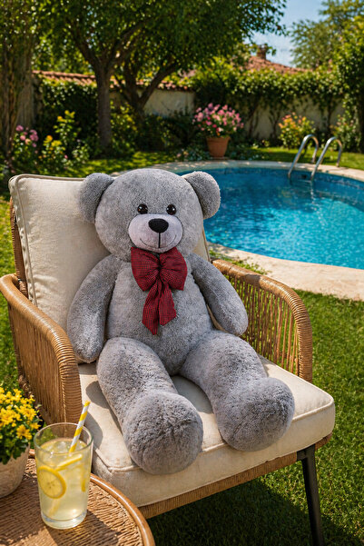 Özgüner Oyuncak 170140 Large Plush Teddy Bear with Bow Tie - Cuddly and Adora...
