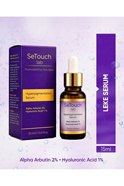 SeTouch Lab Leke Karşıtı, Yoğun Nemlendirici, Cilt Tonu Eşitleyici Serum 15 m...