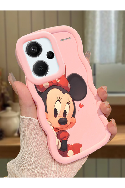 Hontinga Redmi Note 13 Pro Plus 5G Uyumlu Darbeye Dayanıklı Basit Pembe Silik...