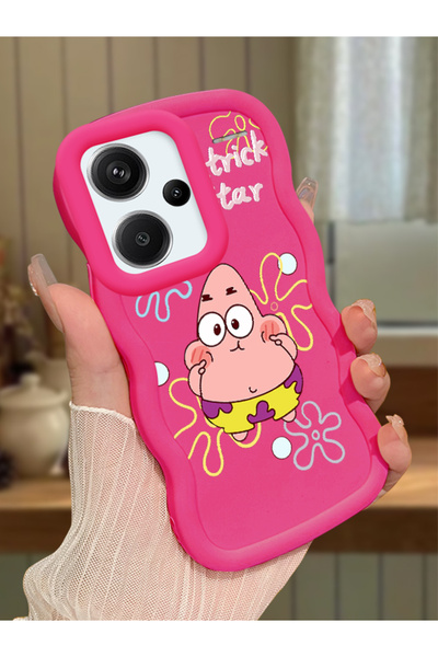 Hontinga Redmi Note 13 Pro Plus 5G Uyumlu Darbeye Dayanıklı Basit Kırmızı Sil...