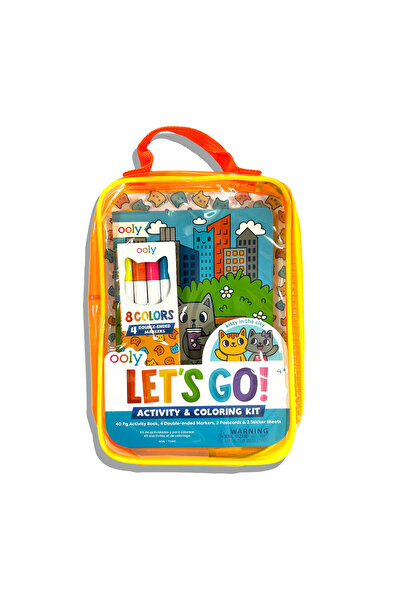 Ooly Φορητό Κιτ Δραστηριοτήτων και Ζωγραφικής - Μικρό Γατάκι - Πάμε! Γατούλα ...