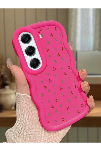 Hontinga For Tecno Camon 40 Pro 5g Compatible Shockproof Simple Red Silicone ...