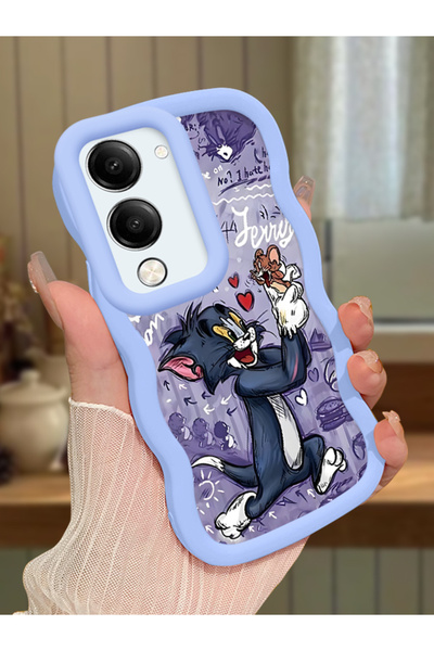 Hontinga حافظة هاتف من السيليكون الأزرق البسيط المقاوم للصدمات متوافقة مع هات...