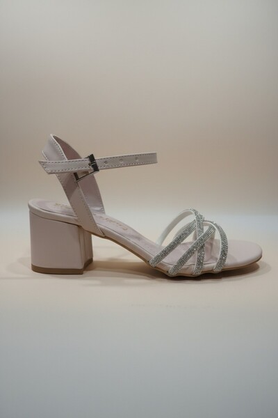 Modayak ΚΟΜΨΑ ΓΥΝΑΙΚΕΙΑ ΠΑΠΟΥΤΣΙΑ ΜΕ ΛΕΥΚΗ ΠΕΤΡΑ, ΧΟΝΤΡΟ ΤΑΚΟΥΝΙ ΚΑΙ ΛΟΥΡΑΚΙ ...