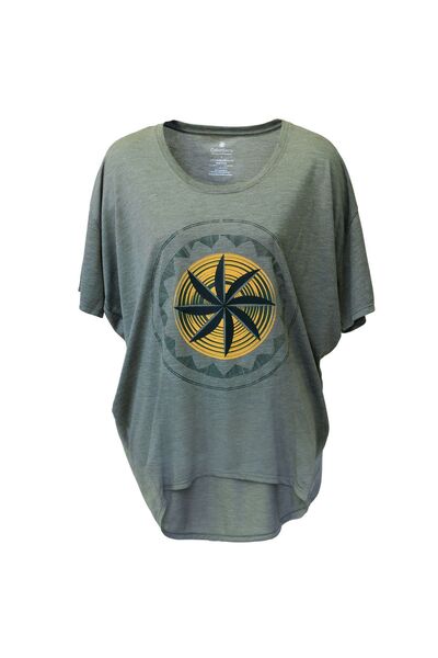 ColorEscu Tricou Simbol Tradiții, damă, culoare verde, CIR124