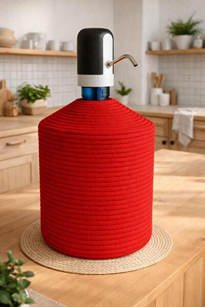 JÜTEX HOME Θήκη για μπουκάλια από άχυρο γιούτας με σχέδιο μπαμπού, εμφάνιση φ...