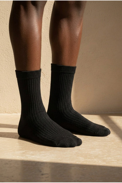 Katia&Bony Unisex Βασικές Μαύρες Κάλτσες