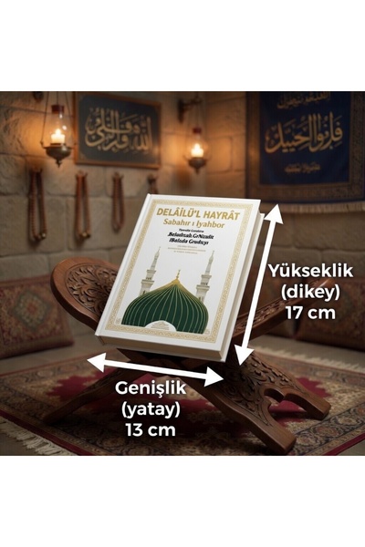Seda Yayınları Delâilü’l Hayrât Salavat Kitabı Çanta Boy Arapça Türkçe Okunuş...