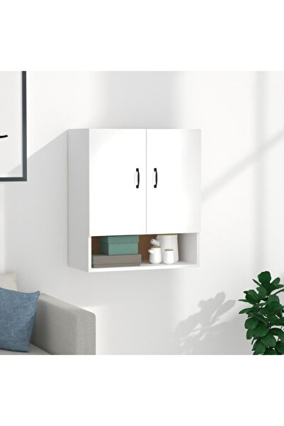 vidaxl Ντουλάπι Τοίχου Λευκό 60 x 31 x 70 εκ. Ξύλο