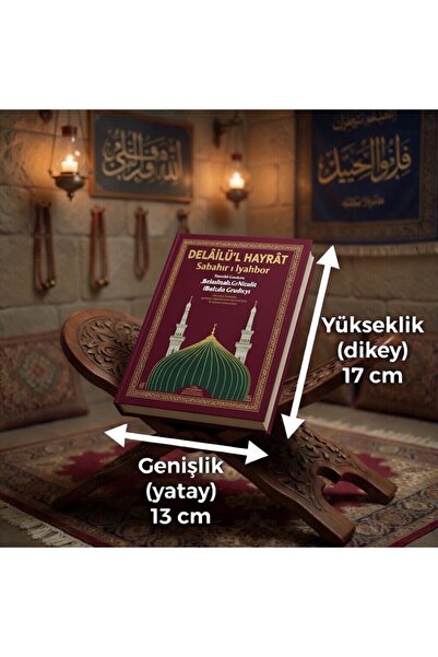 Seda Yayınları Delâilü’l Hayrât Salavat Kitabı Çanta Boy Arapça Türkçe Okunuş...