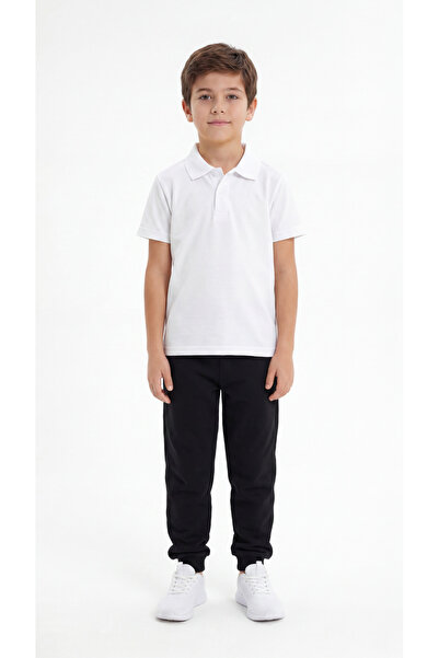Mışıl Kids Σχολικό κοντομάνικο πόλο για αγόρια με γιακά Lacoste