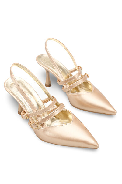 Riccon Larissa Flora Qilyrra Γυναικεία παπούτσια με μυτερή μύτη και τακούνι 0...