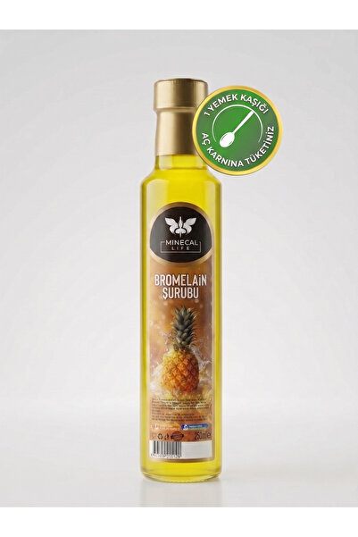 Minecal Life Bromelain Şurubu 250 ml - Doğal Ananas Ekstresi, Sindirim Destek...