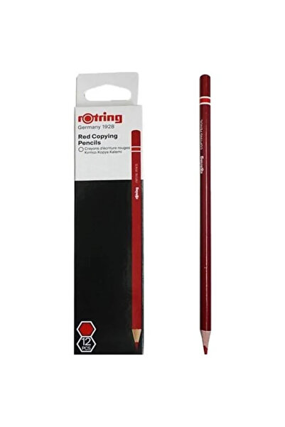 Rotring قلم نسخ أحمر 12 علبة