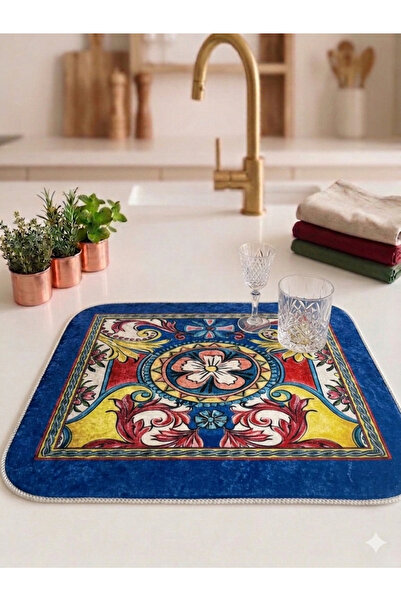 naya home Bulaşık Kurutma Matı Kurulama Bezi Örtüsü Tezgah Üstü Emici Bulaşık...