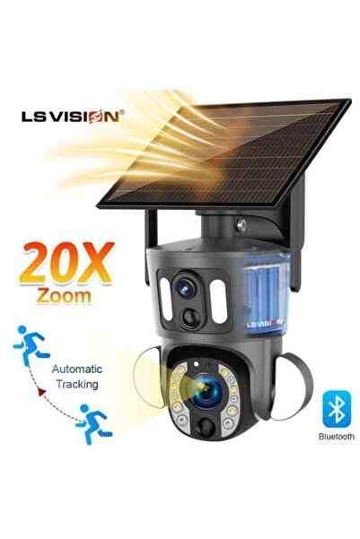 LS VISION كاميرا شمسية LS-WS20L-20X بدقة 2K