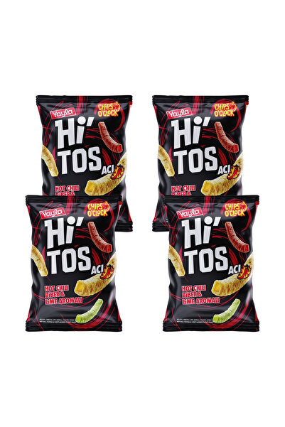 Yayla Hi'tos Hot Chili Biber ve Lime Aromalı Patates Çerezi 100 g x4