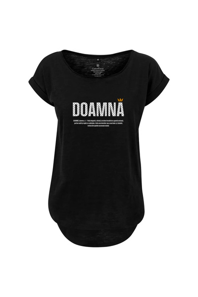 ColorEscu Tricou Doamnă, damă, culoare neagră CT70
