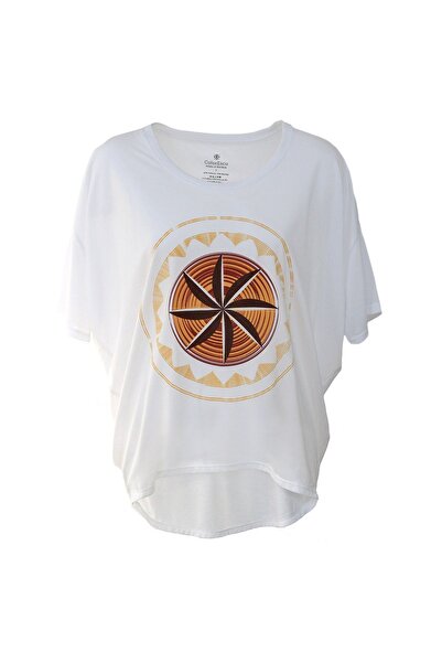 ColorEscu Tricou Simbol Tradiții, damă, culoare albă, CIR125