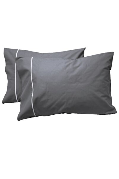 Casa Bucuriei Set 2 fețe de pernă cu bordură, 80 cm x 80 cm, Casa Bucuriei, G...