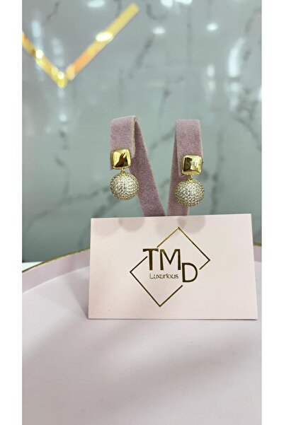 TMD LUXURY Zirkon Taşlı Gold Xuping Küpe