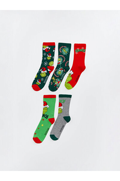 LC Waikiki Patterned Boys' Ankle Socks 5 Pack