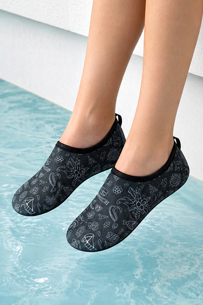 REMSA Παιδικά Αντιολισθητικά Μποτάκια Θάλασσας και Πισίνας 01 Ανθρακί