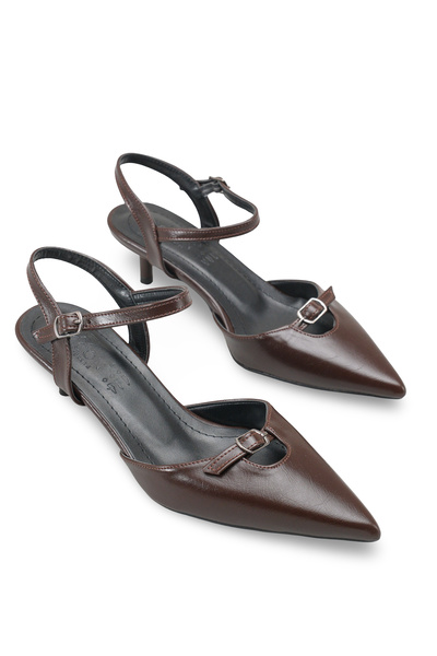 Riccon Vega Cara Γυναικεία παπούτσια με μυτερή μύτη και ανοιχτή πλάτη με λεπτ...