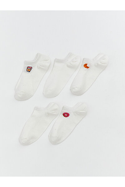 LC Waikiki Patterned Women's Sneaker Socks 5-Pack