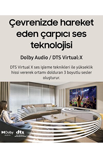 Samsung 300w Soundbar Ev Sinema Sistemi Dolby Audio / Dts Virtual:x Optik-usb-bluetooth® Tv-telefon
