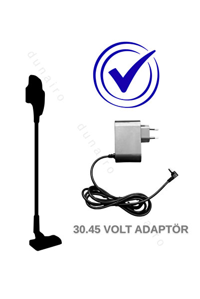 dunairo Dy sonn Dikey Şarjlı Süpürge Şarj Adaptörü 30,45V Adaptör Dyso n V Seri