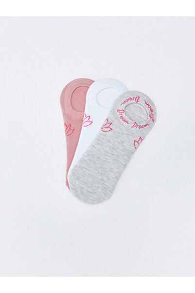 LC Waikiki Patterned Women's Trainer Socks 3-pack