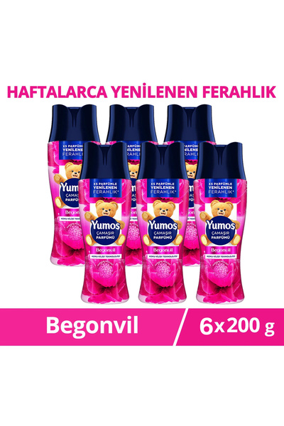 Yumoş Çamaşır Parfümü Begonvil 200g x6