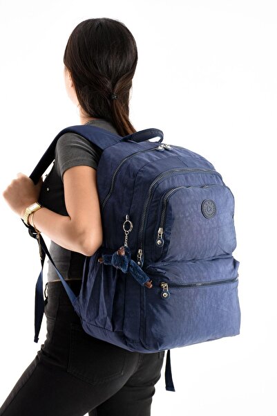 NEMO BAGS Unisex Laci Backpack School Bag Laptop Bag, Original Crinkle Waterp...