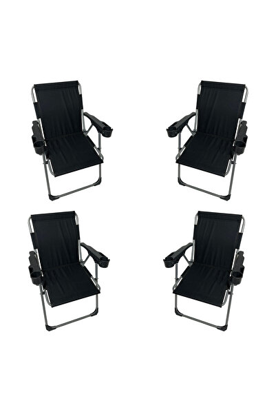 metallica home Metallica Concept Konfor 4 Adet Kamp Sandalyesi Katlanır Barda...