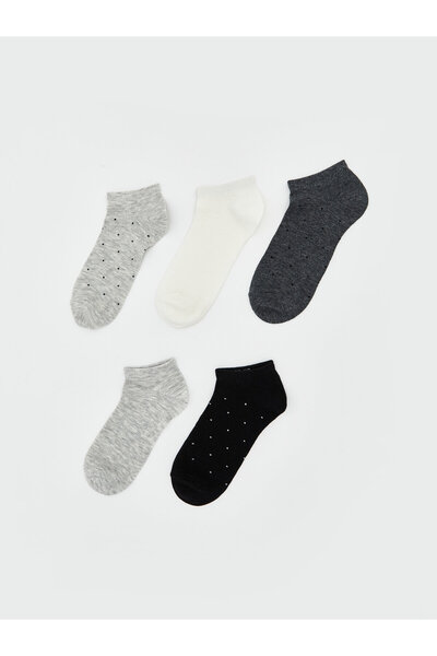 LC Waikiki Patterned Women's Trainer Socks 5-Pack