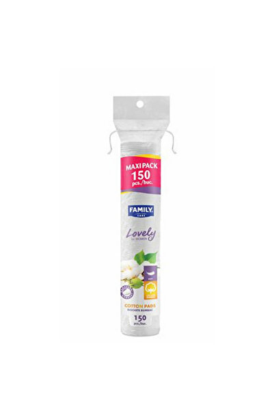 Family Care Dischete demachiante adorabile, 100% bumbac, 150 bucăți, Pachet de 2
