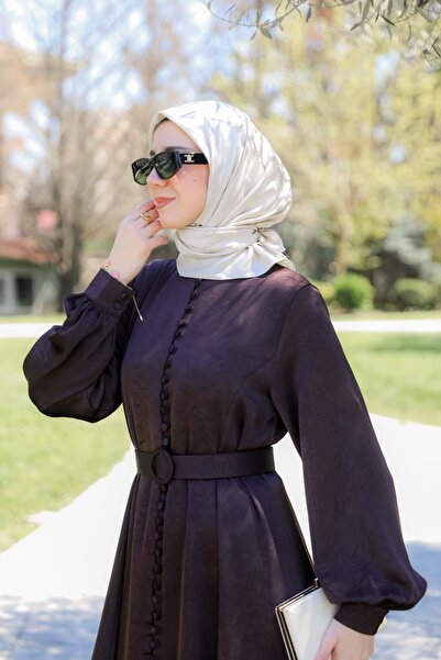 Nissra Ankanoor Birit Φόρεμα με κουμπιά και ζώνη από σατέν 145 εκ. ANKA265150