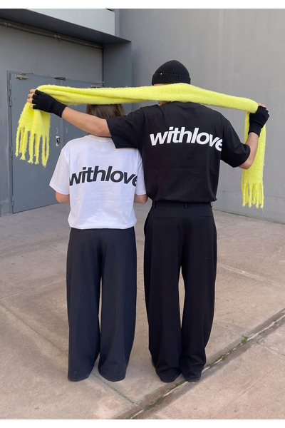 Carpe Siyah Sırt Beyaz Withlove Oversize T-shirt