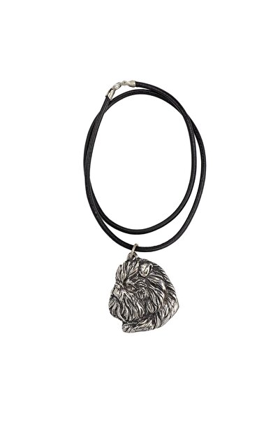 Art - Dog Affenpinscher, Affen, Affie - Colier cu câine, pandantiv placat cu ...