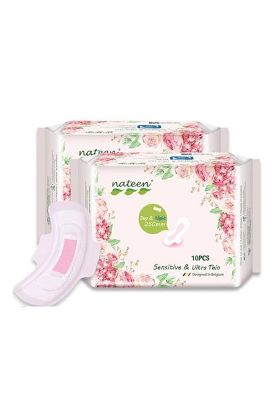 Nateen Absorbante Ultra-Subțiri Premium – 250 mm (10 Bucati)