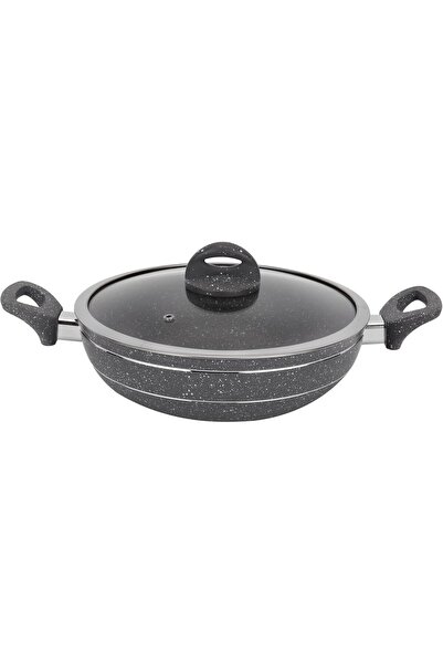 ROYALFORD Wok pan with lid from Royalford, 28 cm