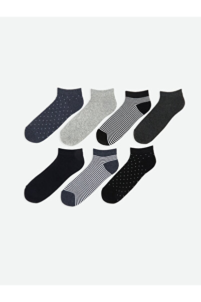 LC Waikiki Patterned Men's Trainer Socks 7-Pack