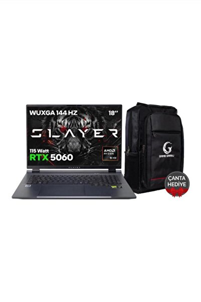 Game Garaj Slayer R9T XL-5060 C7 AMD Ryzen 9 8945HX 16GB RAM 1TB SSD RTX5060 ...