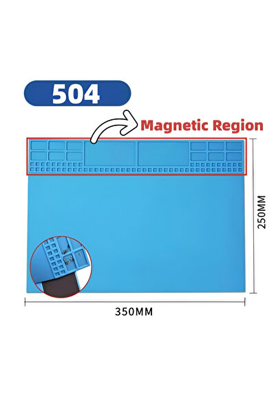Choice9 S504 350 X 250mm ESD Heat Insulation Soldering Mat Computer Phone Rep...