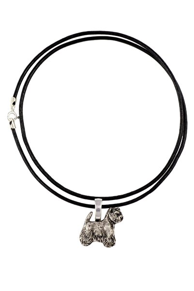 Art - Dog West Highland White Terrier - Colier cu pandantiv câine, placat cu ...