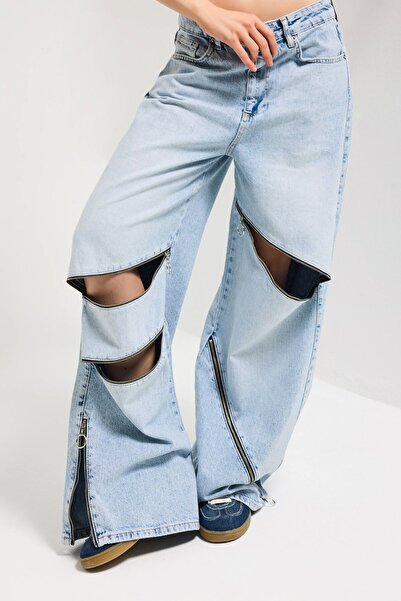 it's basic Γυναικείο τζιν παντελόνι Ice 4s6-3 Super Baggy Fit Special Design