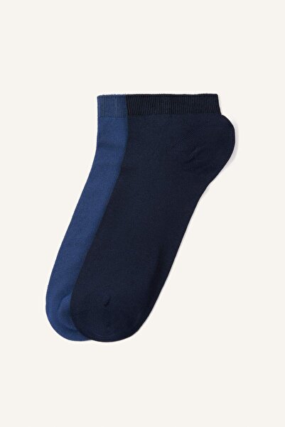 DeFacto Ανδρικές κάλτσες χωρίς ραφές 2 τεμαχίων Modal Booties H5106AXNS