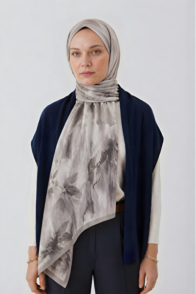 BONASERA EŞARP Women's French Silk Hijab Shawl Premium